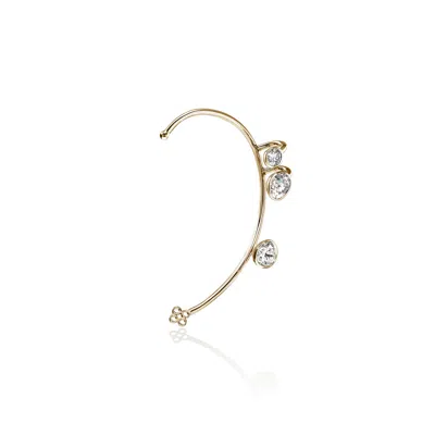 John Hardy Jh Lovestruck™ Ear Cuff, Gold, Diamonds, 1.75tcw, Single
