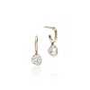 John Hardy Jh Lovestruck™ Hoop Earrings, Gold, Diamonds, 1.5tcw In Brown