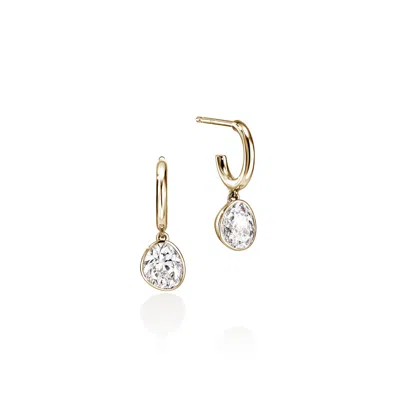 John Hardy Jh Lovestruck™ Hoop Earrings, Gold, Diamonds, 1.5tcw
