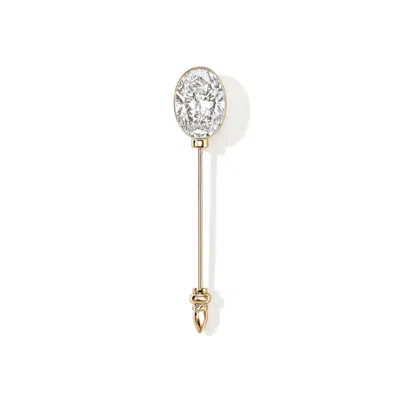 John Hardy Jh Lovestruck™ Pin, Gold, Diamonds, 5.0tcw