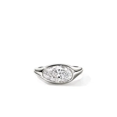 John Hardy Jh Lovestruck™ Ring,  Sterling Silver, Diamond, 3.25tcw In Metallic