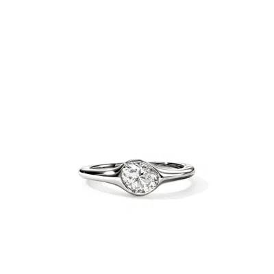 John Hardy Jh Lovestruck™ Ring,  Sterling Silver, Diamond, .75tcw In Metallic