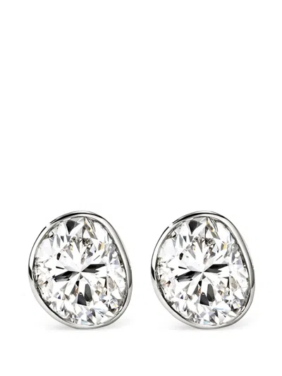 John Hardy Sterling Silver Jh Lovestruck Lab Grown Diamond Stud Earrings In Metallic