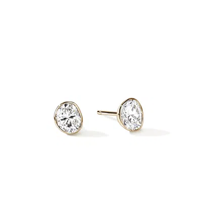 John Hardy Jh Lovestruck™ Stud Earrings, Gold, Diamonds, 1.5tcw