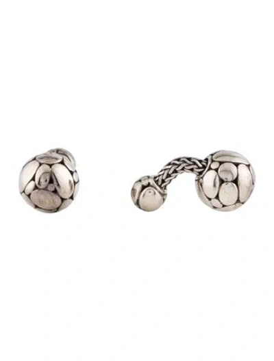 Pre-owned John Hardy Kali Ball Cufflinks In Multi