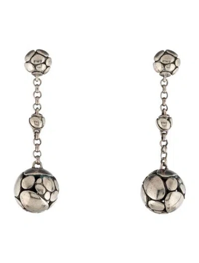 Pre-owned John Hardy Kali Ball Drop Earrings In Multicolor