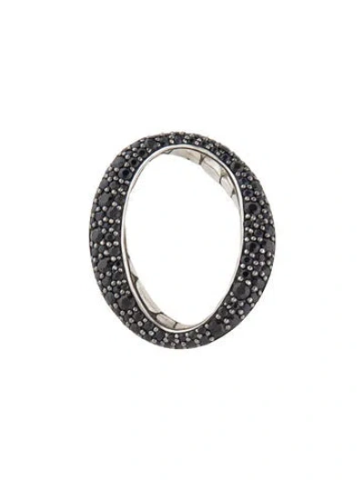 Pre-owned John Hardy Kali Black Sapphire Lava Pendant In Multi