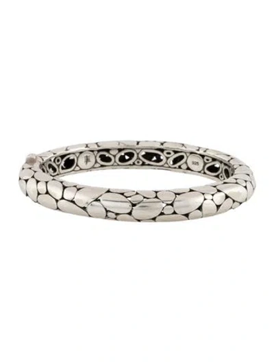 Pre-owned John Hardy Kali Hinged Bangle Bracelet, 7" In Multicolor