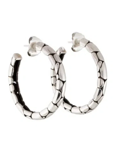 Pre-owned John Hardy Kali Hoop Earrings In Multi