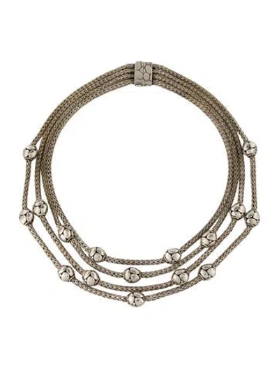 Pre-owned John Hardy Kali Multistrand Necklace, 17"