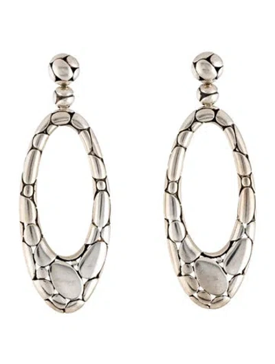 Pre-owned John Hardy Kali Oval Drop Earrings In Multi