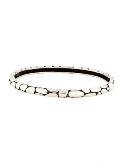Pre-owned John Hardy Kali Pebble Bangle Bracelet, 7.75" In Multicolor