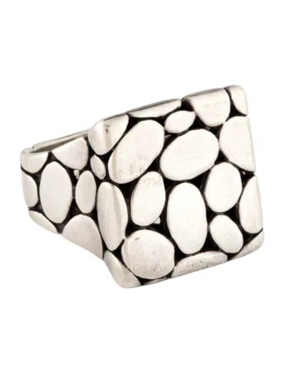 Pre-owned John Hardy Kali Pebble Cocktai Ring In Multicolor