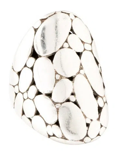 Pre-owned John Hardy Kali Pebble Cocktail Ring In Multi