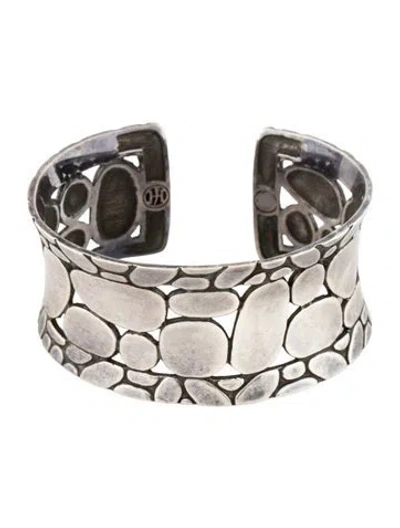Pre-owned John Hardy Kali Pebble Cuff Bracelet, 6.75" In Multi