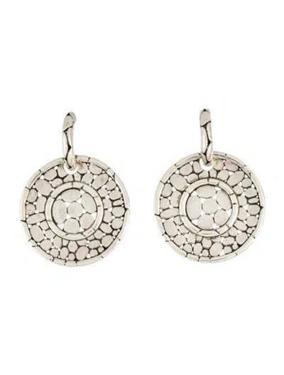 Pre-owned John Hardy Kali Pebble Drop Earrings In Multi