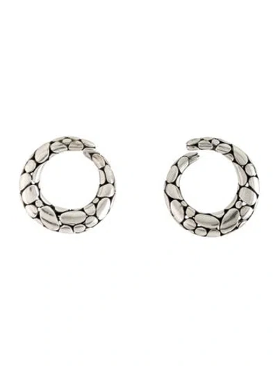 Pre-owned John Hardy Kali Pebble Drop Earrings In Multicolor