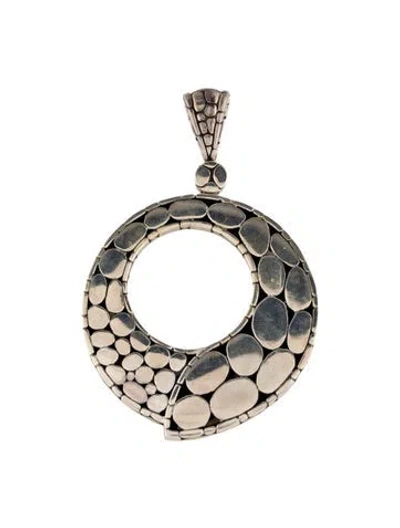 Pre-owned John Hardy Kali Pebble Pendant In Multicolor