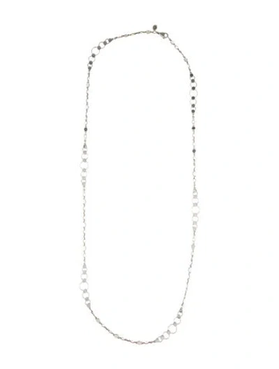 Pre-owned John Hardy Kali Round-link Infinity Station Necklace, 36" In Multi