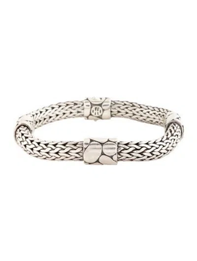 Pre-owned John Hardy Kali Station Link Bracelet, 7" In Multicolor