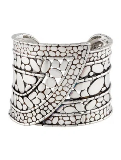 Pre-owned John Hardy Kali Strap Cuff Bracelet, 6" In Multi