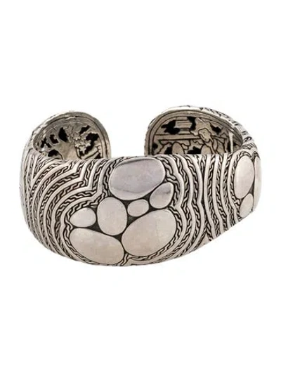 Pre-owned John Hardy Kali Taman Zen Hinged Cuff Bracelet, 7" In Multi