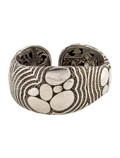 Pre-owned John Hardy Kali Taman Zen Kick Cuff Bracelet, 6.75" In Multi