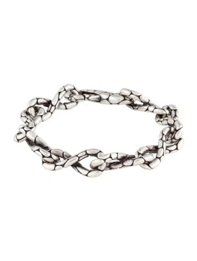 Pre-owned John Hardy Kali Twist Link Bracelet, 6.5" In Multi