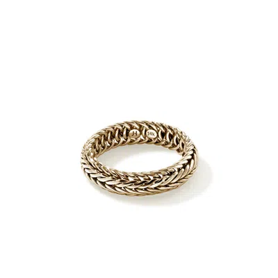 John Hardy Kami Chain Ring In Gold