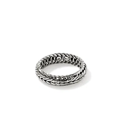 John Hardy Kami Chain Ring In Sterling Silver