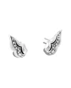 John Hardy Lahar Silver 0.22 Ct. Tw. Diamond Studs