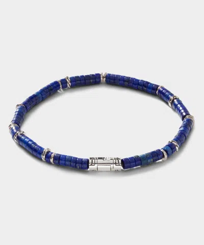 John Hardy Lapus Lazuli Heishi Bracelet In Blue