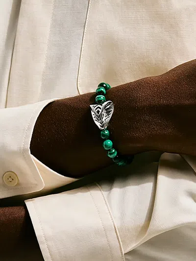 John Hardy Legends Cobra Bracelet In Green