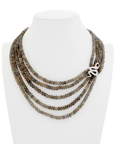 John Hardy Legends Cobra Silver Gemstone Necklace