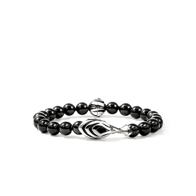 John Hardy Legends Eagle Bracelet, Sterling Silver, Black Onyx, 8mm