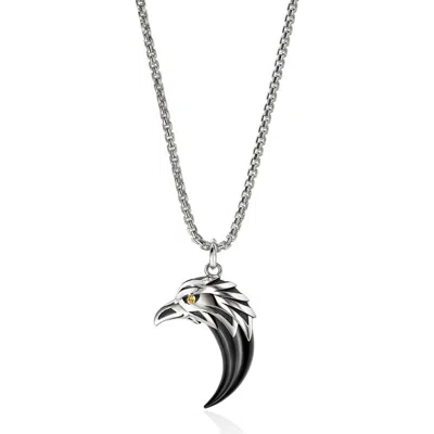 John Hardy Legends Eagle Pendant Necklace In Metallic