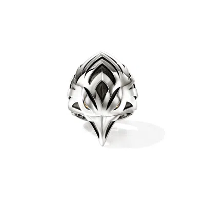 John Hardy Legends Eagle Ring, Sterling Silver, Yellow Sapphire In White
