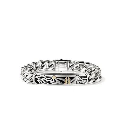 John Hardy Legends Id Bracelet, Gold, Sterling Silver, 11mm