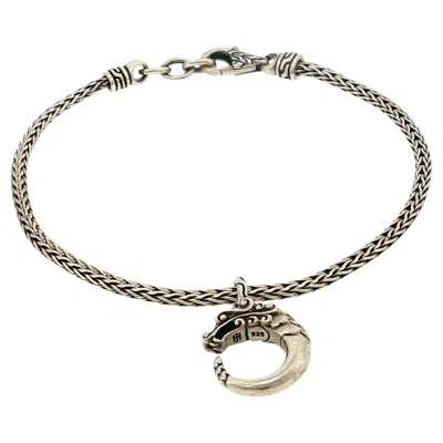 Pre-owned John Hardy Legends Naga Dragon Bracelet Sterling Silver In Multiple