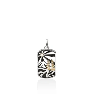 John Hardy Legends Pendant, Gold, Sterling Silver In Metallic