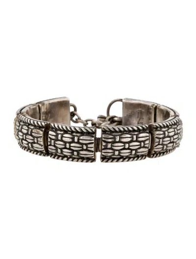 Pre-owned John Hardy Link Bracelet, 7" In Multi