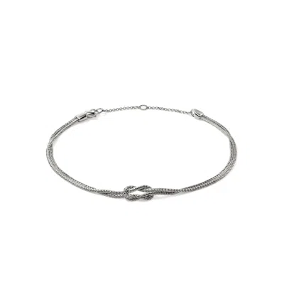 John Hardy Love Knot Anklet, 1.8mm In Sterling Silver