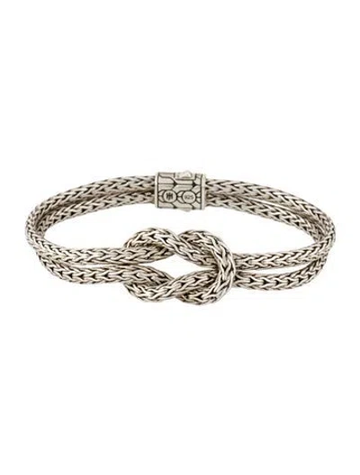 Pre-owned John Hardy Love Knot Bracelet, 6.75" In Multicolor