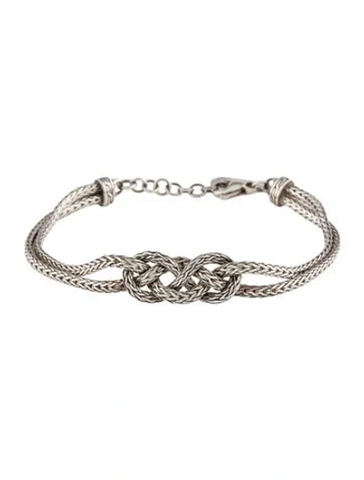 Pre-owned John Hardy Love Knot Bracelet, 7.5" In Multi