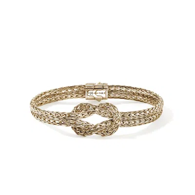 John Hardy Love Knot Bracelet, 7mm In Gold