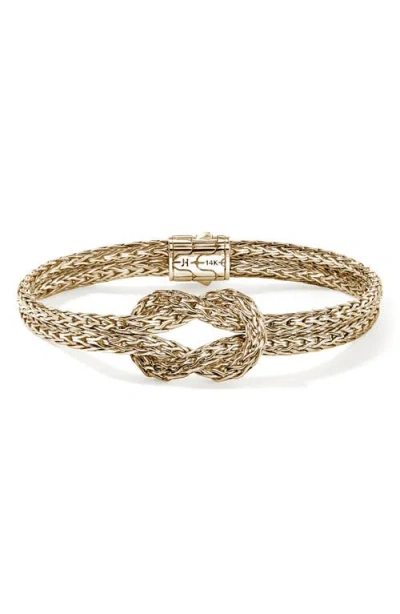 John Hardy Love Knot Bracelet, 7mm In Gold
