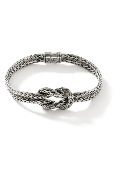 John Hardy Love Knot Bracelet In Silver
