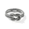 John Hardy Classic Chain Knot Layered Rope Bracelet In Silver-tone