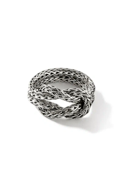 JOHN HARDY LOVE KNOT CHAIN RING