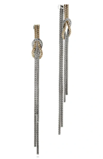 John Hardy Love Knot Drop Earrings In Neutral